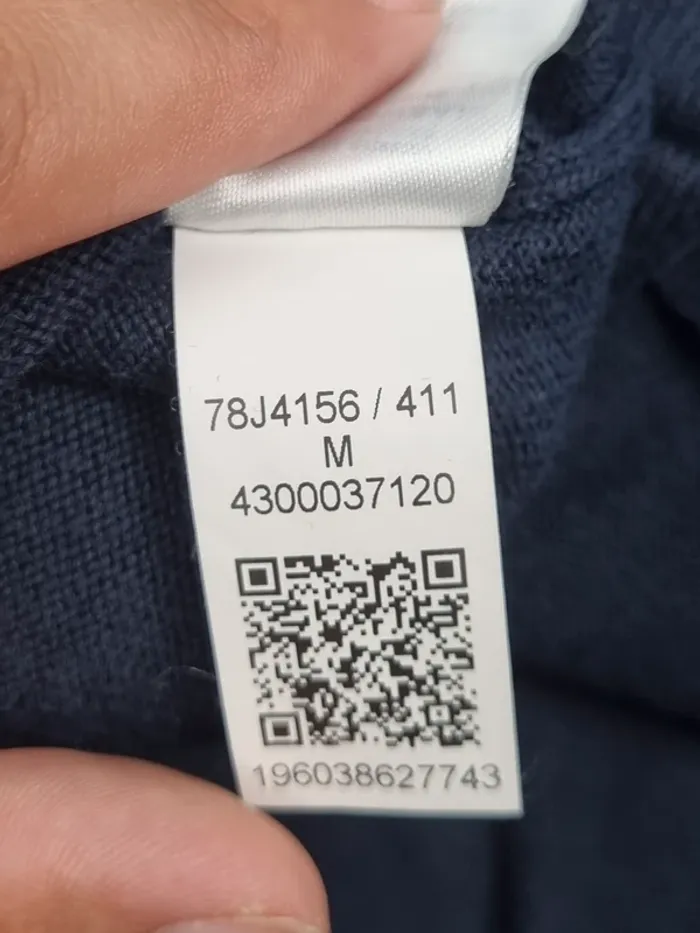 Sweat à capuche Tommy Hilfiger Bleu Marine – Taille M Homme (mesures en photos) - photo numéro 10
