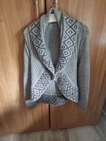 Gilet chaud marron glacé