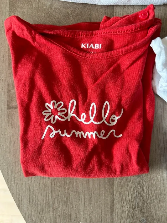 Lot de 6 tshirts manches courtes 24 mois - photo numéro 2