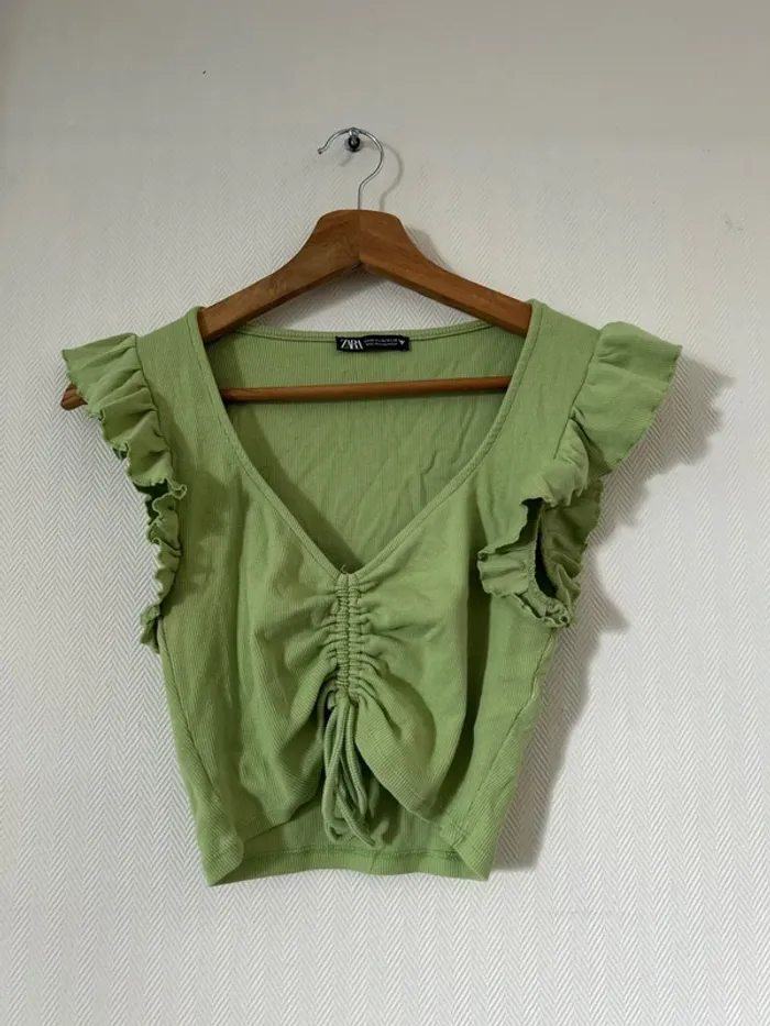 Top vert « Zara »