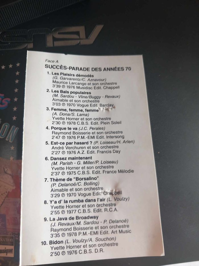Cassette audio 50 ans de succès à l'accordéon - photo numéro 4