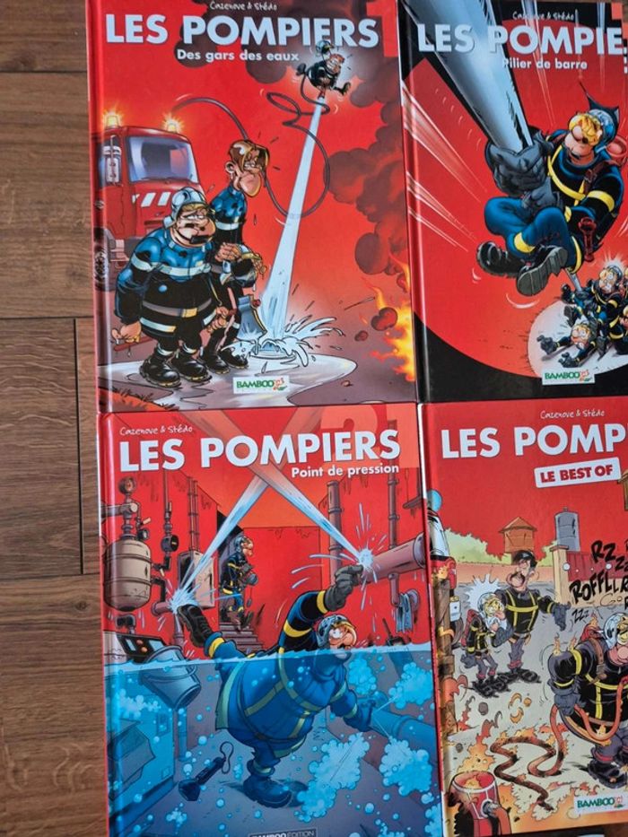 Lot de 5 bandes dessinées Les pompiers - photo numéro 2