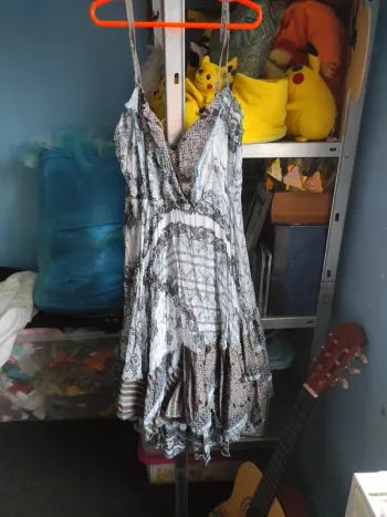 Robe à motif baroques