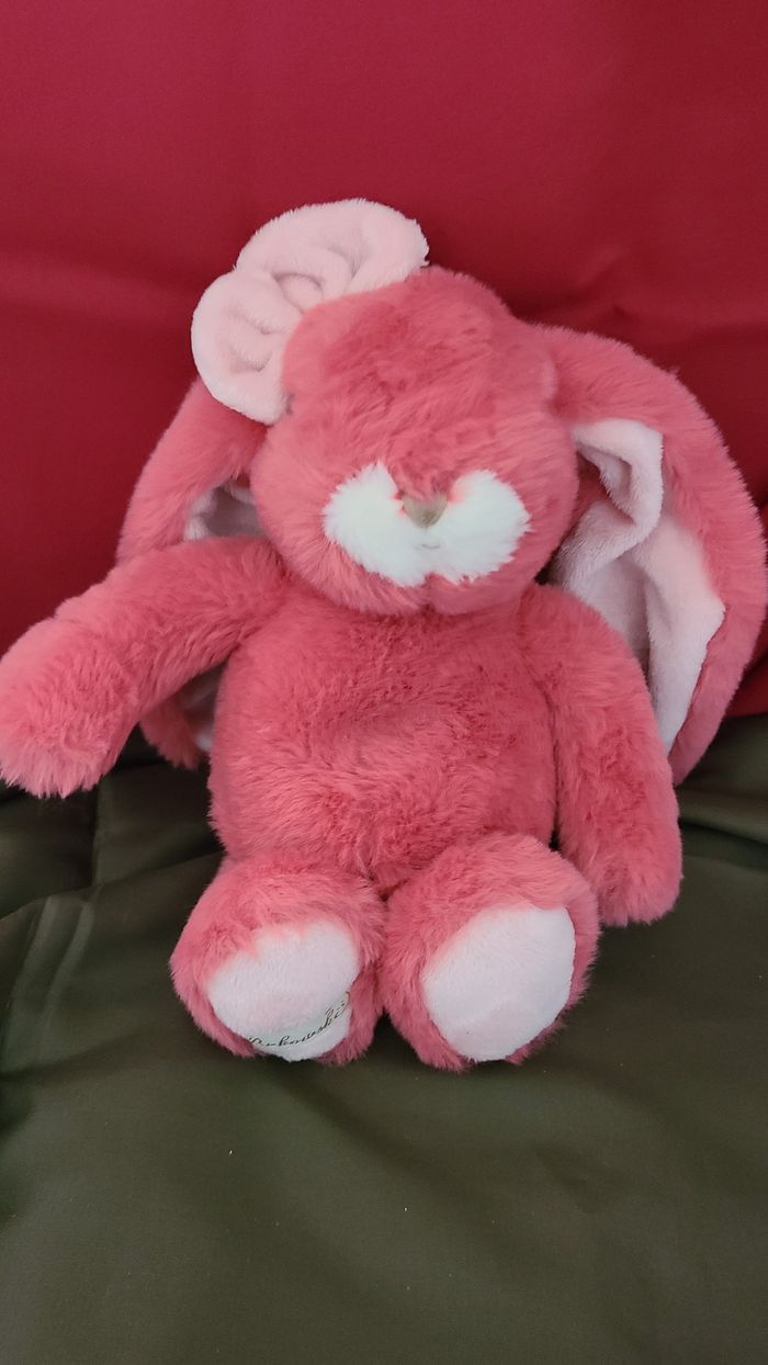 Bukowski Design AB Friendly Kanina : lapin en peluche rose tulipe - photo numéro 5