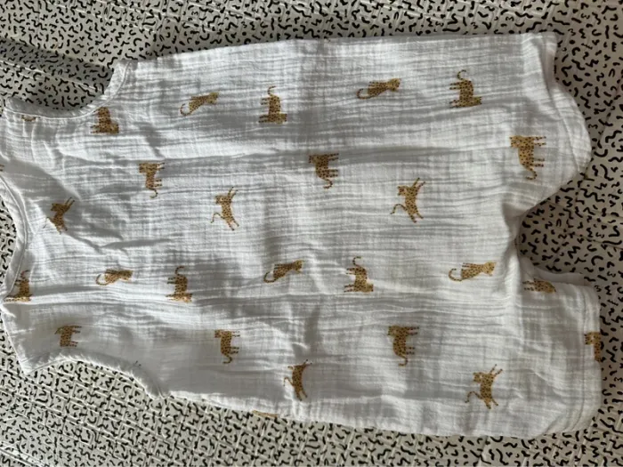 Combi short en gaze de coton - photo numéro 5