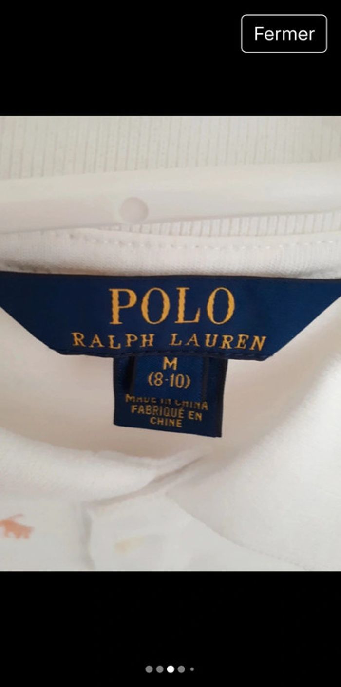 Superbe tee-shirt polo Ralph
lauren en fille 8-10 ans - photo numéro 3
