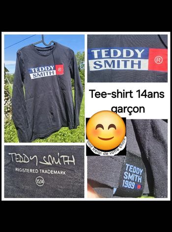 TEE shirt manche longue Teddy smith 14 ans