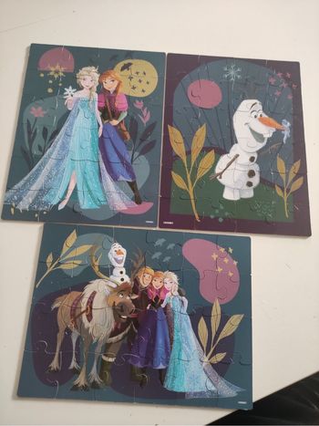Puzzles Reine des neiges en Bois