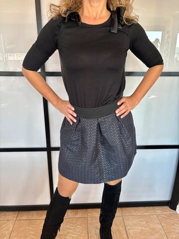 Élégante blouse noire Claudie Pierlot 38