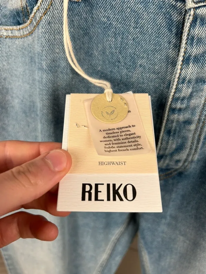 Jean taille haute Reiko W31 neuf - photo numéro 4