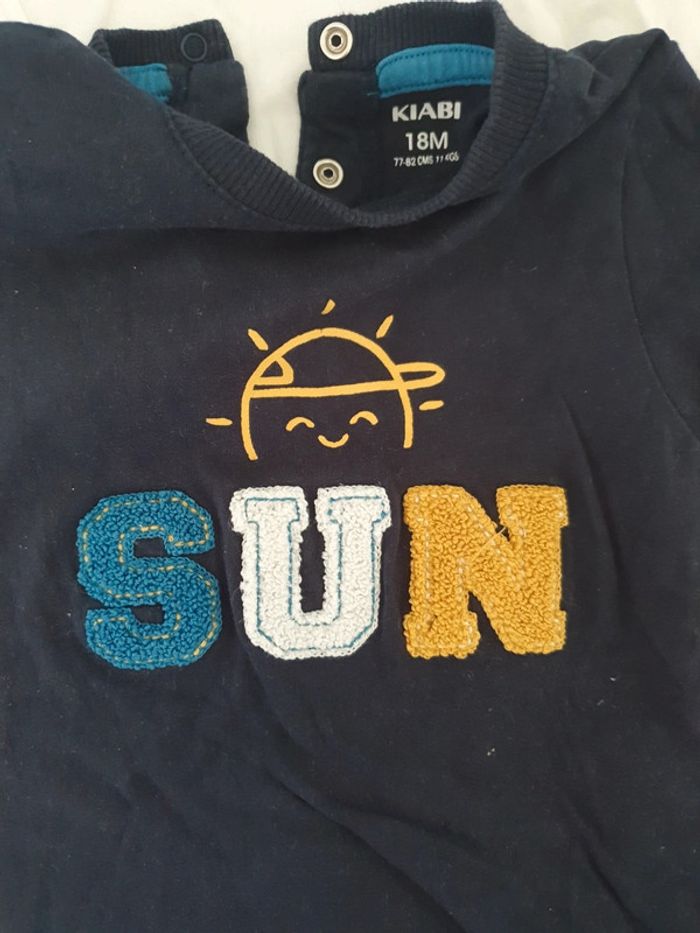 Lot t-shirts manches courtes 18 mois - photo numéro 4