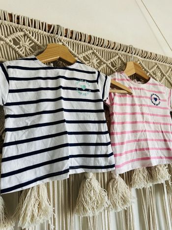 Lot de 2 t-shirts TAO 12 mois