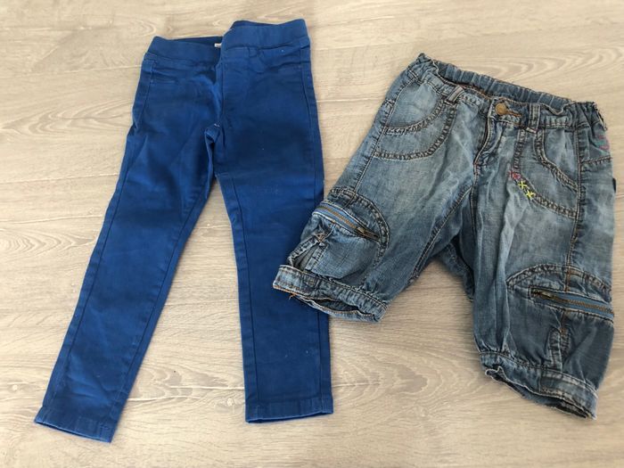 Lot de 2 pantalons 4 ans