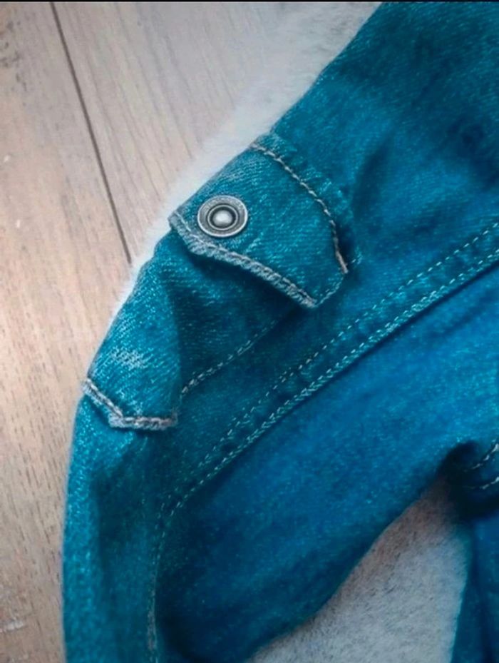 Veste en jean bleu denim Vertbaudet 5 ans - photo numéro 5