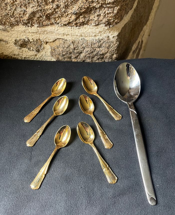 Lot de 6 petites cuillères à café - photo numéro 2