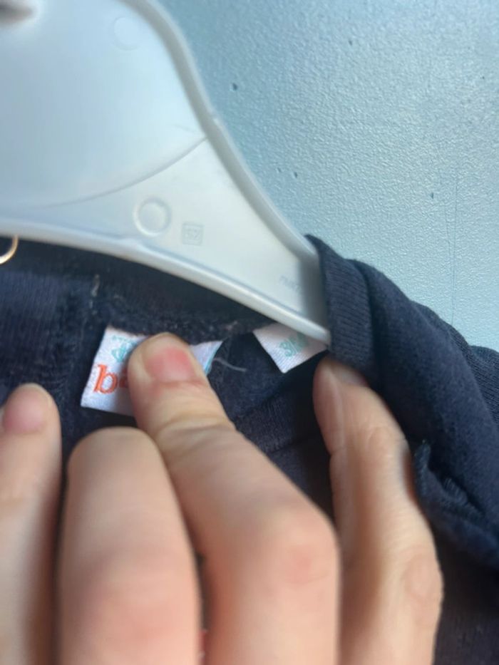 Robe molletonnée Minnie , Marine , 3 mois - photo numéro 5