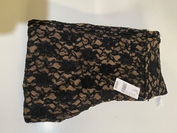 Pantalon calzedonia beige à dentelle  noir taille M