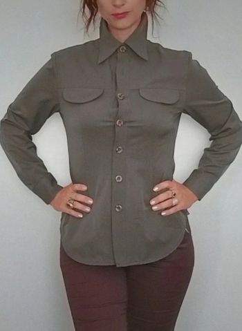 Chemise stretch chic unie taille 38