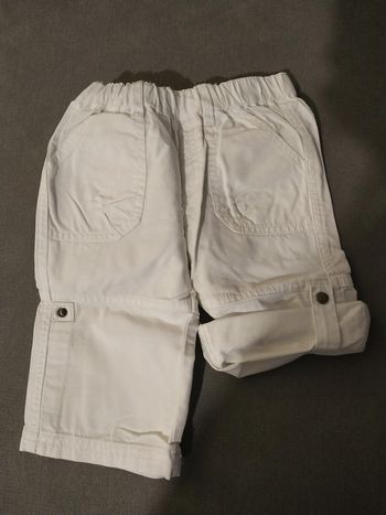 Pantalon blanc 12 mois