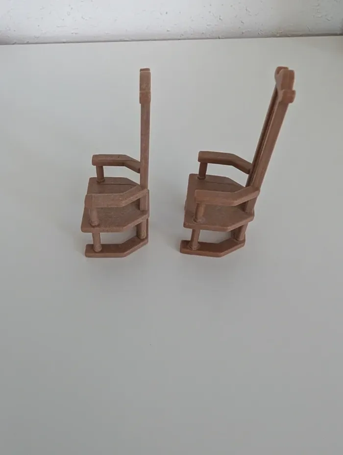 pièce détachée des playmobil 3440 3410 70955 chaise du moyen âge - photo numéro 4