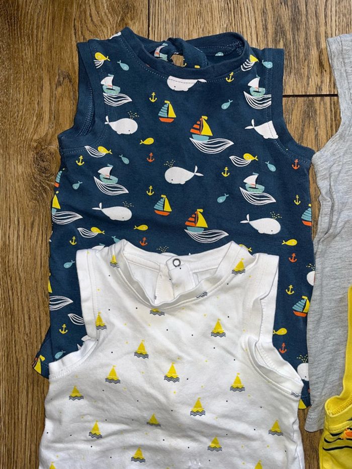 Lot de 4 barboteuses 6 mois 67cm - photo numéro 2