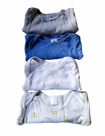 lot de bodys et Maillots de corps manches longues