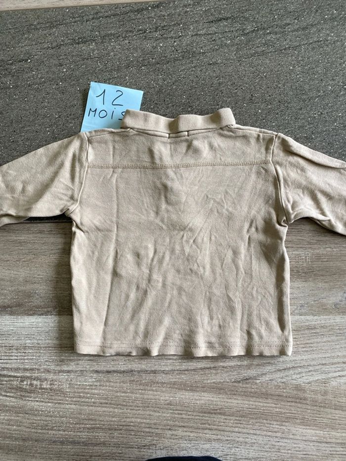 Polo beige obaibi 12 mois - photo numéro 3