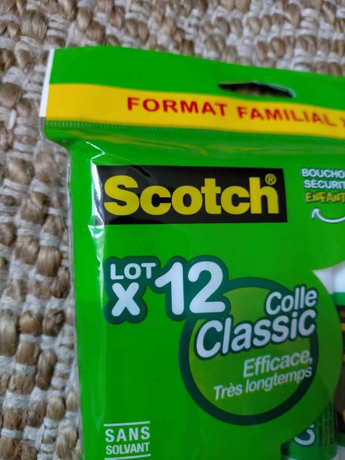 Lot bâtons de colle stic Scotch - photo numéro 2
