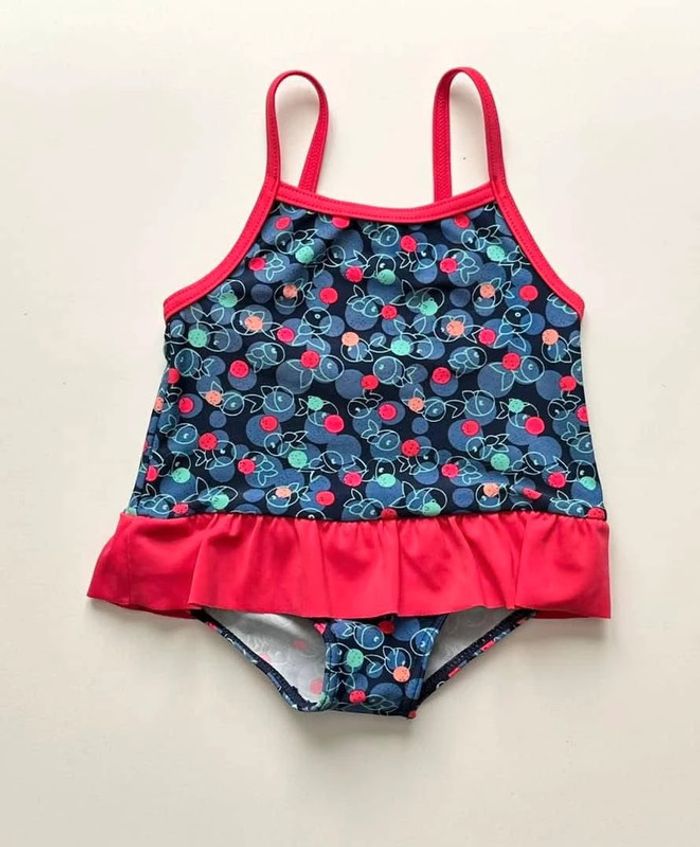 Maillot de bain fille DPAM 2 ans 86 cm - photo numéro 2