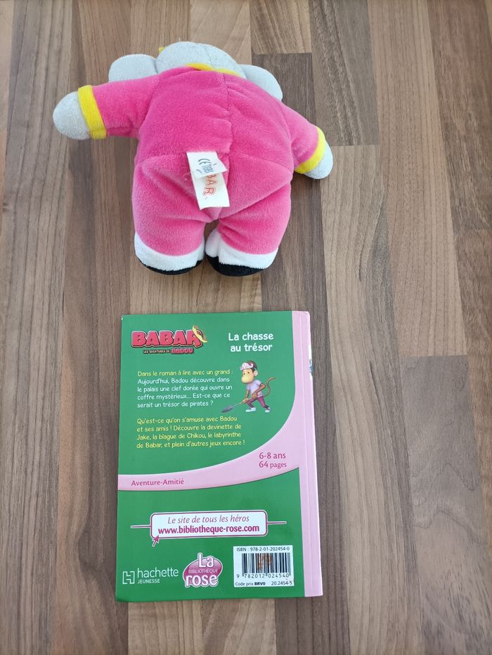 Livre la chasse au trésor de Babar + peluche Céleste - photo numéro 4