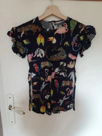 Combishort animaux sauvage 7/8 ans h et m