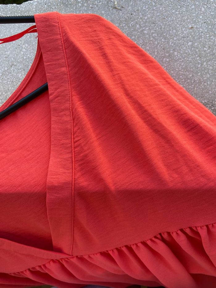 Robe patineuse corail taille M neuve - photo numéro 5