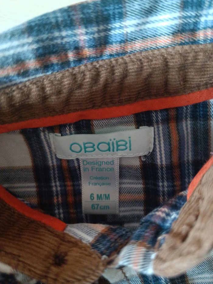 Chemise manches longues garçon 6moid - photo numéro 3