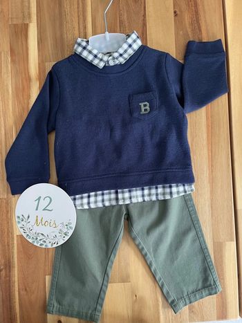 Ensemble tenue garçon 12 mois