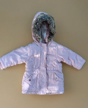 Manteau fourrure rose Vertbaudet