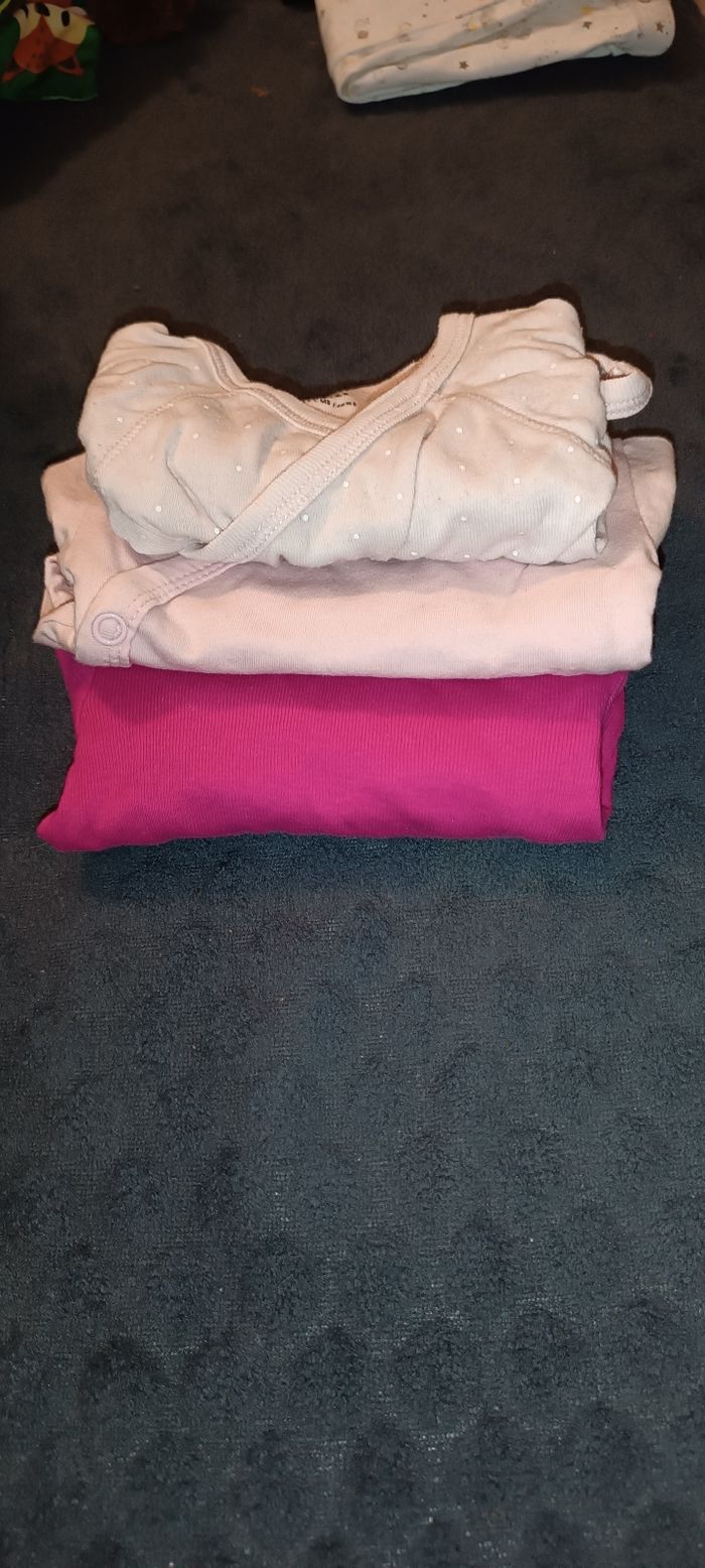 Lot de 3 bodies manches longues