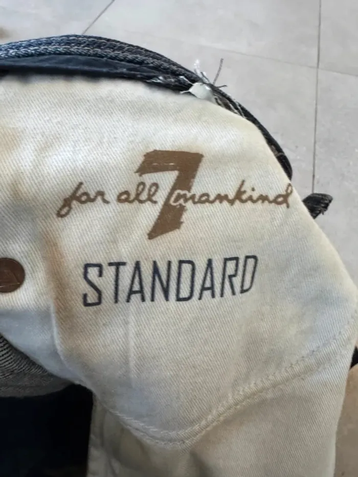 Jean bleu for all mankind 40x108cm, très bon état - photo numéro 3