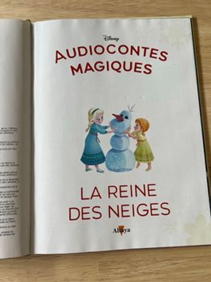 Livre Disney Audiocontes Magiques n°11 – La Reine des Neiges – Bon État (Sans Figurines) - photo numéro 3