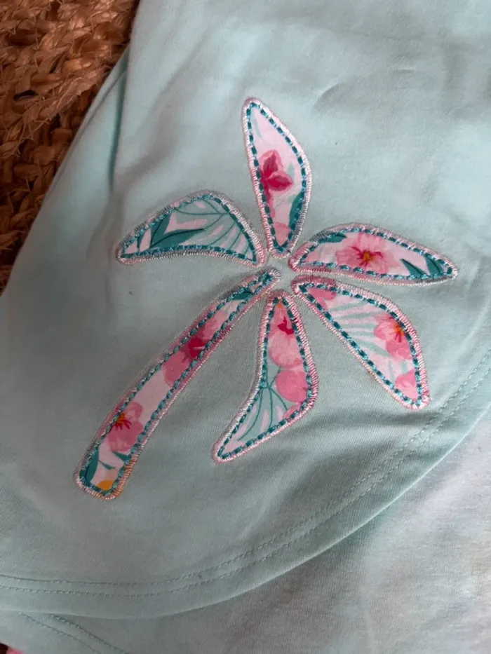 Tenue ensemble 2 pièce tunique legging court 18 mois neuf - photo numéro 3