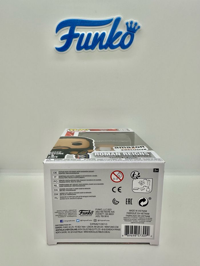 Funko Pop WWE Roman Reigns 98 Amazon Exclusive 🇺🇸 - photo numéro 7