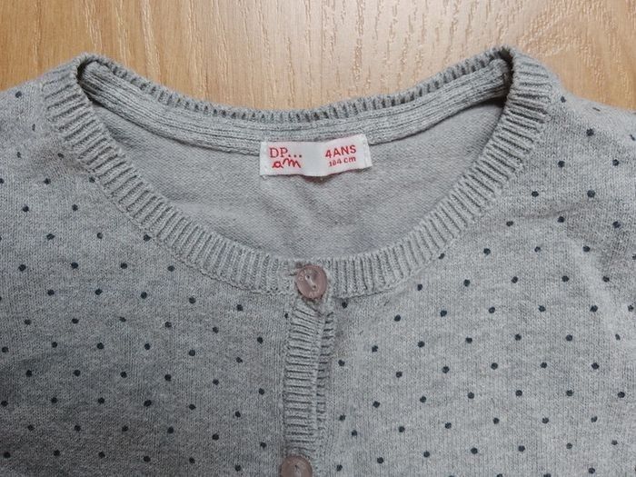 Gilet fille 4 ans DPAM - photo numéro 3