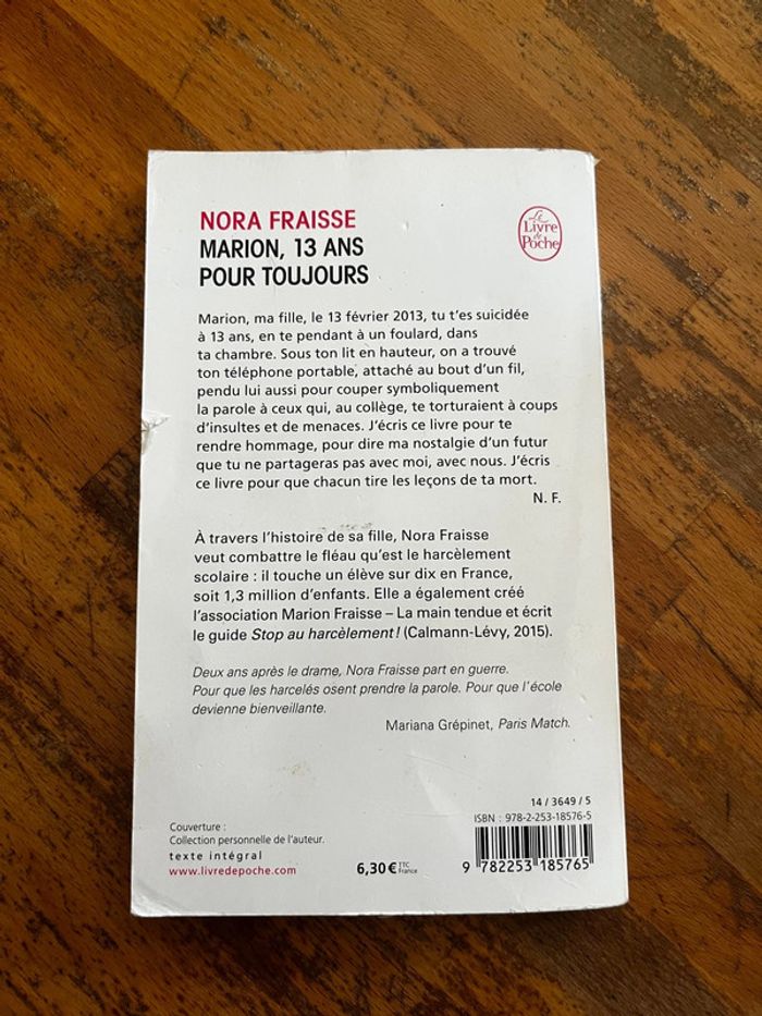 Marion 13 ans pour toujours - photo numéro 2