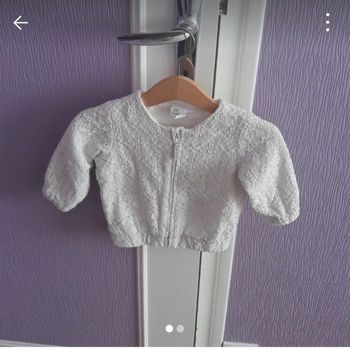 Veste dentelle 4-6 mois