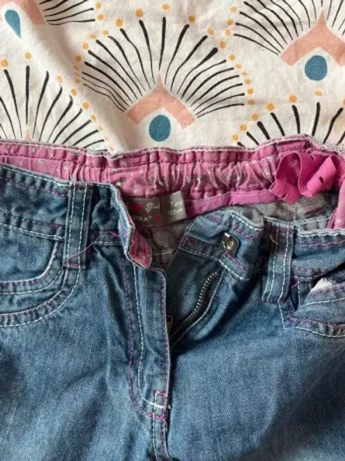 Lot fille 7 ans – 2 jeans + 1 jupe Orchestra - photo numéro 11