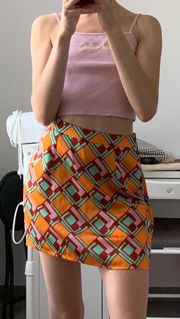 Jupe short en tissu satiné PIMKIE
