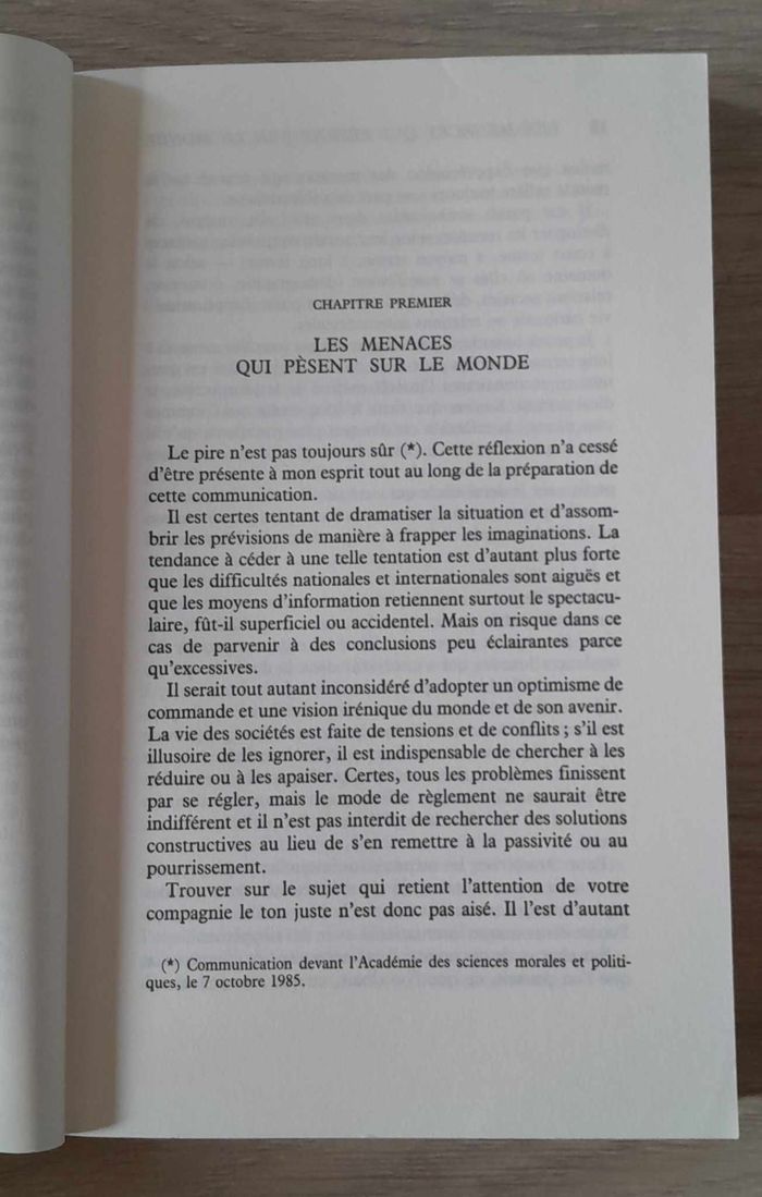 Raymond Barre Au tournant du siècle Principes et objectifs de politique étrangère - photo numéro 5