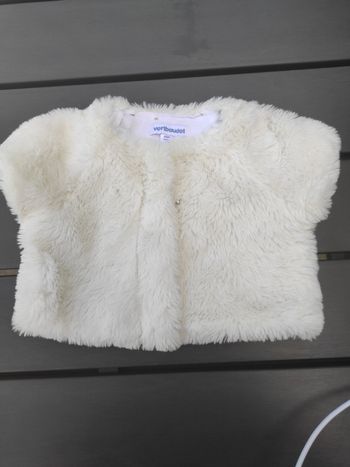 Gilet velours sans manche