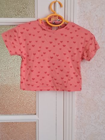 Tee-shirt MC fille 9 mois 71cm