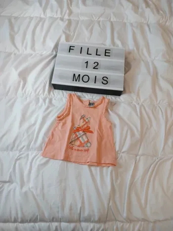 Débardeur fille 12 mois Tape à l'œil
