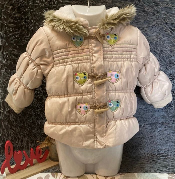 Manteau à capuche 80 cm